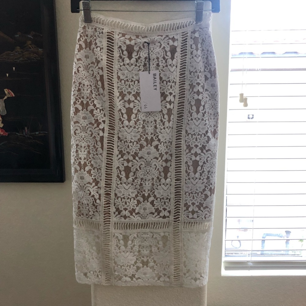 Bailey 44 lace skirt
